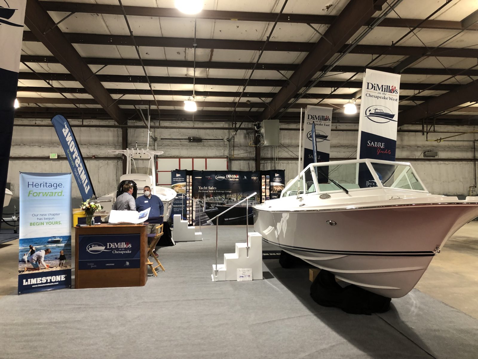 The First Annual Chesapeake Bay Boat Show is Open! DiMillo's Yacht Sales